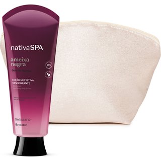 Combo Presente: Loção Corporal Nativa SPA Ameixa Negra 200ml + Nécessaire