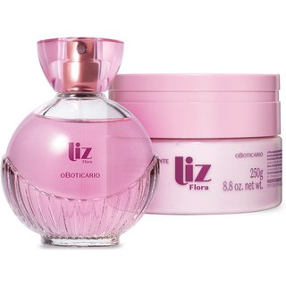 Combo Presente Liz Flora: Desodorante Colônia 100ml + Hidratante Desodorante 250g