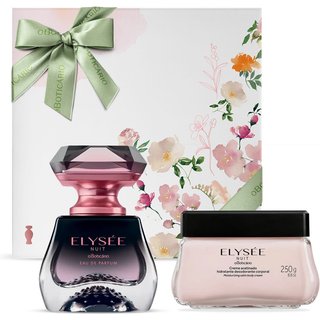 Combo Presente Elysée Nuit: Eau de Parfum 50ml + Hidratante Desodorante 250g + Caixa de Presente