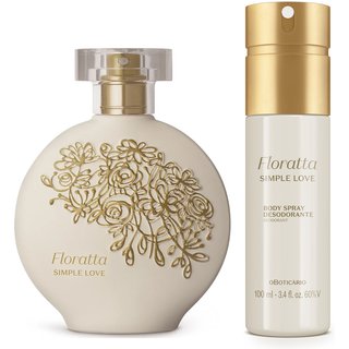 Combo Floratta Simple Love: Desodorante Colônia 75ml + Body Spray 100ml