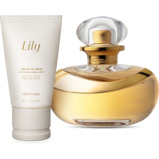 Combo Lily: Eau de Parfum 75ml + Creme para Mãos 50g