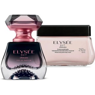 Combo Elysée Nuit: Eau de Parfum 50ml + Creme Acetinado Hidratante 250g