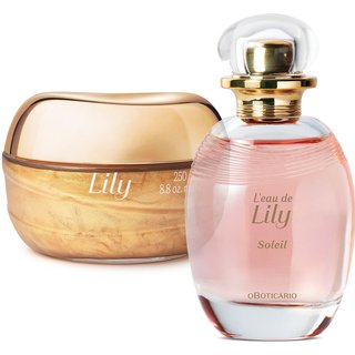 Combo L'eau de Lily Soleil: Desodorante Colônia 75ml + Geleia Corporal 250g