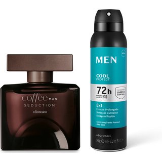 Kit Coffee Man Seduction: Desodorante Colônia 100ml + Desodorante MEN 90g/150ml