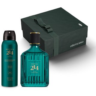 Combo Presente Botica 214 Fiji Paradise: Eau De Parfum 90ml + Desodorante 75g/125ml + Caixa de Presente