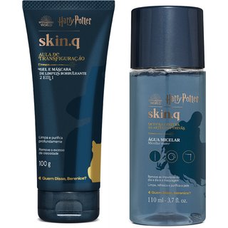 Combo Skin q. Quem Disse, Berenice? Harry Potter: Água Micelar 110ml + Gel de Limpeza Facial 2 em 1 100g
