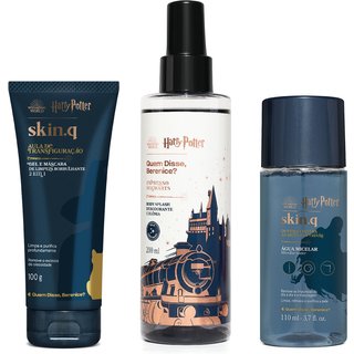 Combo Quem Disse, Berenice? Harry Potter: Gel de Limpeza Facial 2 em 1 100g + Água Micelar 110ml + Body Splash 200ml