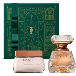 Combo Presente Elysée: Eau de Parfum 50ml + Creme Acetinado Hidratante Desodorante Corporal 250g