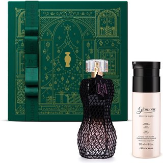 Combo Presente Glamour Secrets: Black Intense Desodorante Colônia 75ml + Loção Corporal Black 200ml + Caixa Presenteável
