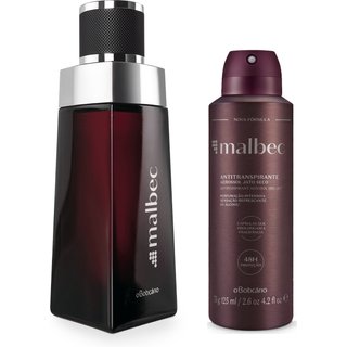 Combo Malbec: Desodorante Colônia 100ml + Desodorante Antitranspirante 75g/125ml