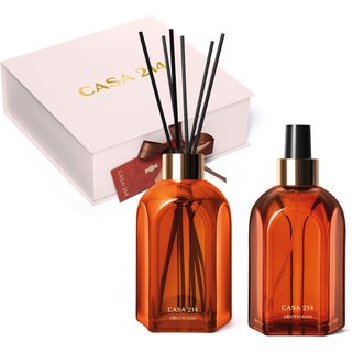 Combo Casa 214 Vanilla Sublime: Aromatizador de Ambientes 250ml + Difusor 250ml + Caixa Presenteável