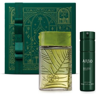 Combo Presente Arbo Forest: Desodorante Colônia 100ml + Body Spray 100ml + Caixa de Presente
