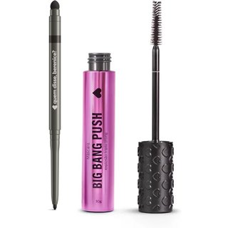 Combo Quem Disse, Berenice? Lápis Para Olhos Esfumador Preto 200mg + Máscara de Cílios 10g