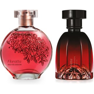 Combo Floratta: Red Passion Eau De Parfum 75ml + Red Blossom Desodorante Colônia 75ml