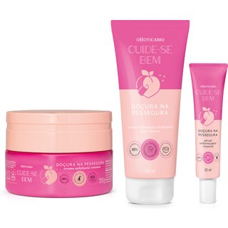 Combo Desliza Fácil: Creme Esfoliante 200g + Creme Hidratante Deslizante 200ml + Sérum Uniformizador 30ml