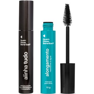 Combo Quem Disse, Berenice?: Máscara de Cílios Alongamento 10g + Máscara Para Cílios e Sobrancelhas Incolor 12g
