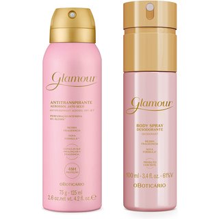 Combo Glamour: Body Spray 100ml + Desodorante Antitranspirante 75g/125ml