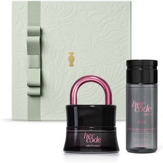Combo Presente Her Code Touch: Eau De Parfum 50ml + Creme em óleo Corporal 200ml + Caixa de Presente