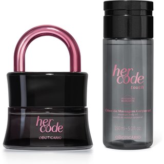 Combo Her Code Touch: Eau De Parfum 50ml + Óleo de Massagem Corporal 150ml