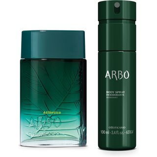 Combo Arbo: Atlântica Desodorante Colônia 100ml + Body Spray 100ml