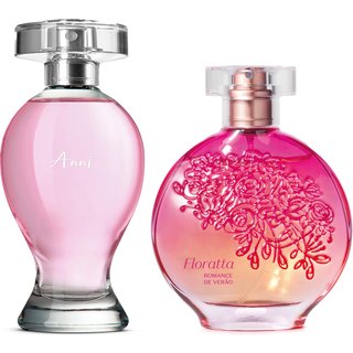 Combo Perfumaria Feminina: Floratta Romance de Verão 75ml + Boticollection Anni 100ml