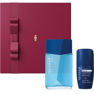 Combo Presente Quasar: Rush Desodorante Colônia 100ml + Desodorante Roll-On Blue 55ml