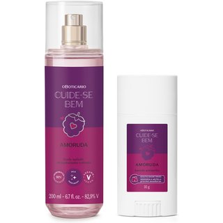 Combo Cuide-se Bem Amoruda: Bastão Anti-Atrito 35g +Body Splash 200ml