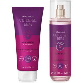 Combo Cuide-se Bem Amoruda: Body Splash 200ml + Loção Corporal 200ml