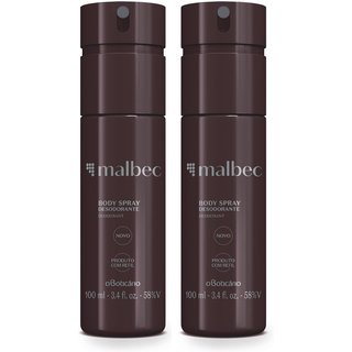 Combo Malbec: Desodorante Body Spray 2x100ml