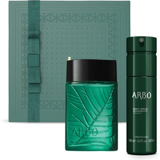 Combo Presente Arbo: Desodorante Colônia 100ml + Body Spray 100ml + Caixa Presenteável