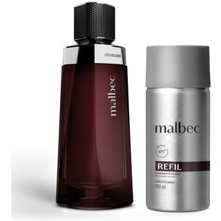Combo Malbec: Desodorante Colônia 100ml + Refil 100ml