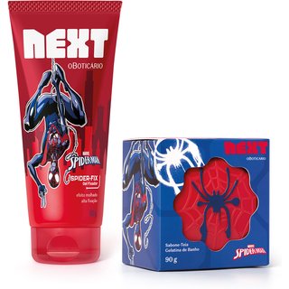 Combo Next Spider Man: Sabone-Teia 90g + Gel Fixador 150g
