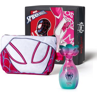 Combo Presente Dia das Crianças Sophie Spider-Gwen: Colônia Infantil 100ml + Nécessarie + Caixa de Presente
