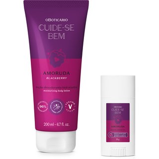 Combo Cuide-se Bem Amoruda: Loção Corporal 200ml + Bastão Anti-Atrito 35g