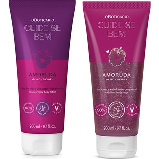Combo Cuide-se Bem Amoruda: Loção Corporal 200ml + Sabonete Esfoliante Corporal 200ml