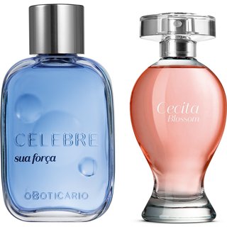 Combo Desodorante Colônia: Celebre Sua Força Masculino 100ml + Cecita Blossom 100ml