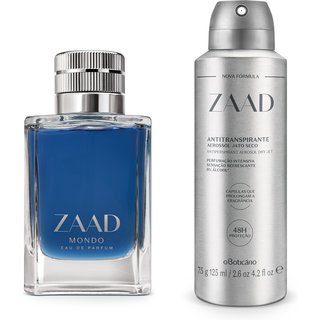 Combo Zaad: Mondo Eau De Parfum 95ml + Desodorante Antitranspirante Aerossol 75g/125ml