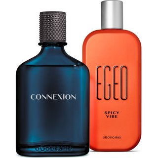 Combo Desodorante Colônia: Egeo Spicy Vibe 90ml + Boticollection Connexion 100ml