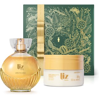 Combo Presente Novo Liz: Desodorante Colônia 100ml + Creme Hidratante Desodorante Corporal 250g + Caixa Presenteável