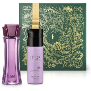 Combo Presente Linda Irresistível: Desodorante Colônia 100ml + Desodorante Hidratante 200ml + Caixa Presenteável