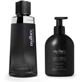 Combo Malbec Black Legend: Desodorante Colônia 100ml + Loção Corporal 200ml