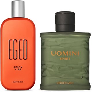 Combo Fragrâncias O Boticário: Uomini Spirit 100ml + Egeo Spicy Vibe 90ml