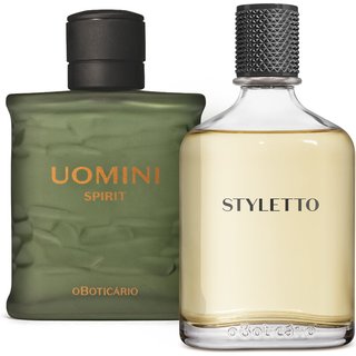 Combo Perfumaria Masculina: Uomini Spirit 100ml + Boticollection Styletto 100ml