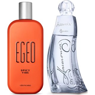 Combo Perfumaria O Boticário : Accordes Harmonia 80ml + Egeo Spicy Vibe 90ml