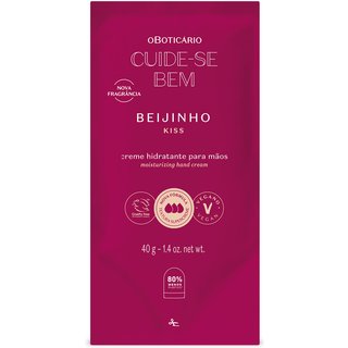 Refil Creme Hidratante para Mãos Cuide-se Bem Beijinho 40g