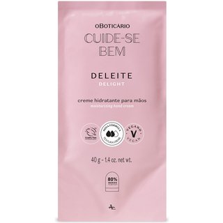 Refil Creme Hidratante para Mãos Cuide-se Bem Deleite 40g