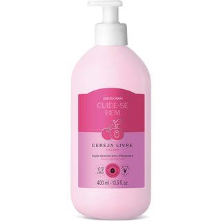 Loção Hidratante Desodorante Corporal Cuide-se Bem Cereja Livre 400ml