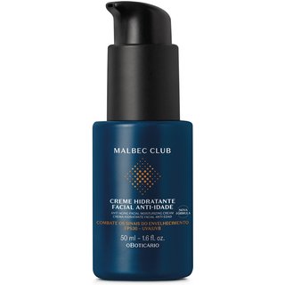 Creme Hidratante Facial Anti-Idade Malbec Club 50ml