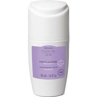 Desodorante Roll-On Cuide-se Bem Rosa e Algodão 55ml