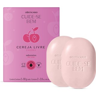 Sabonete Em Barra Cuide-Bem Cereja Livre 2x80g